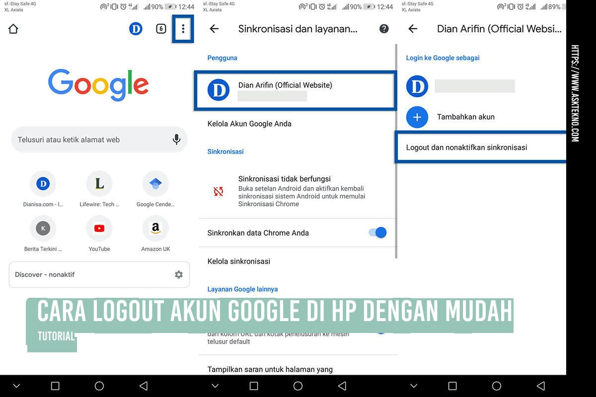 AskTekno | Cara Logout Akun Google di HP dengan Mudah