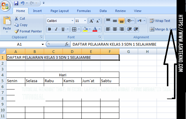 AskTekno | Tutorial Membuat Tabel di Excel: Langkah-Langkah Mudah untuk Mengatur Data