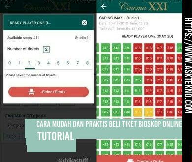 AskTekno | Cara Mudah dan Praktis Beli Tiket Bioskop Online