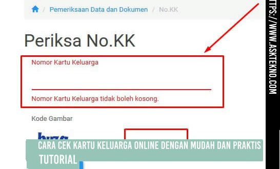 AskTekno | Cara Cek Kartu Keluarga Online dengan Mudah dan Praktis