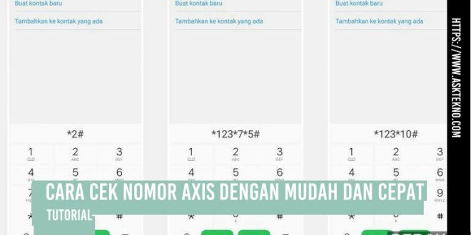 AskTekno | Cara Cek Nomor Axis dengan Mudah dan Cepat