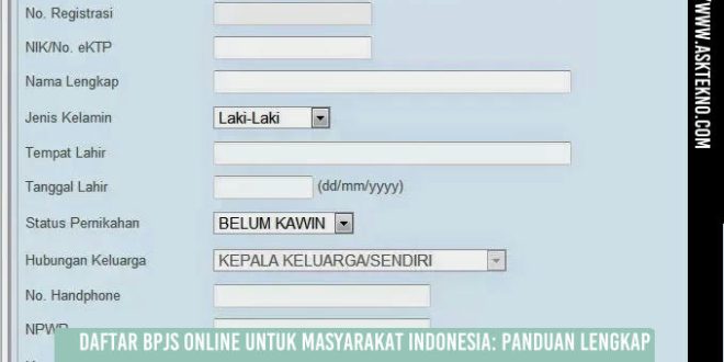 AskTekno | Daftar BPJS Online untuk Masyarakat Indonesia